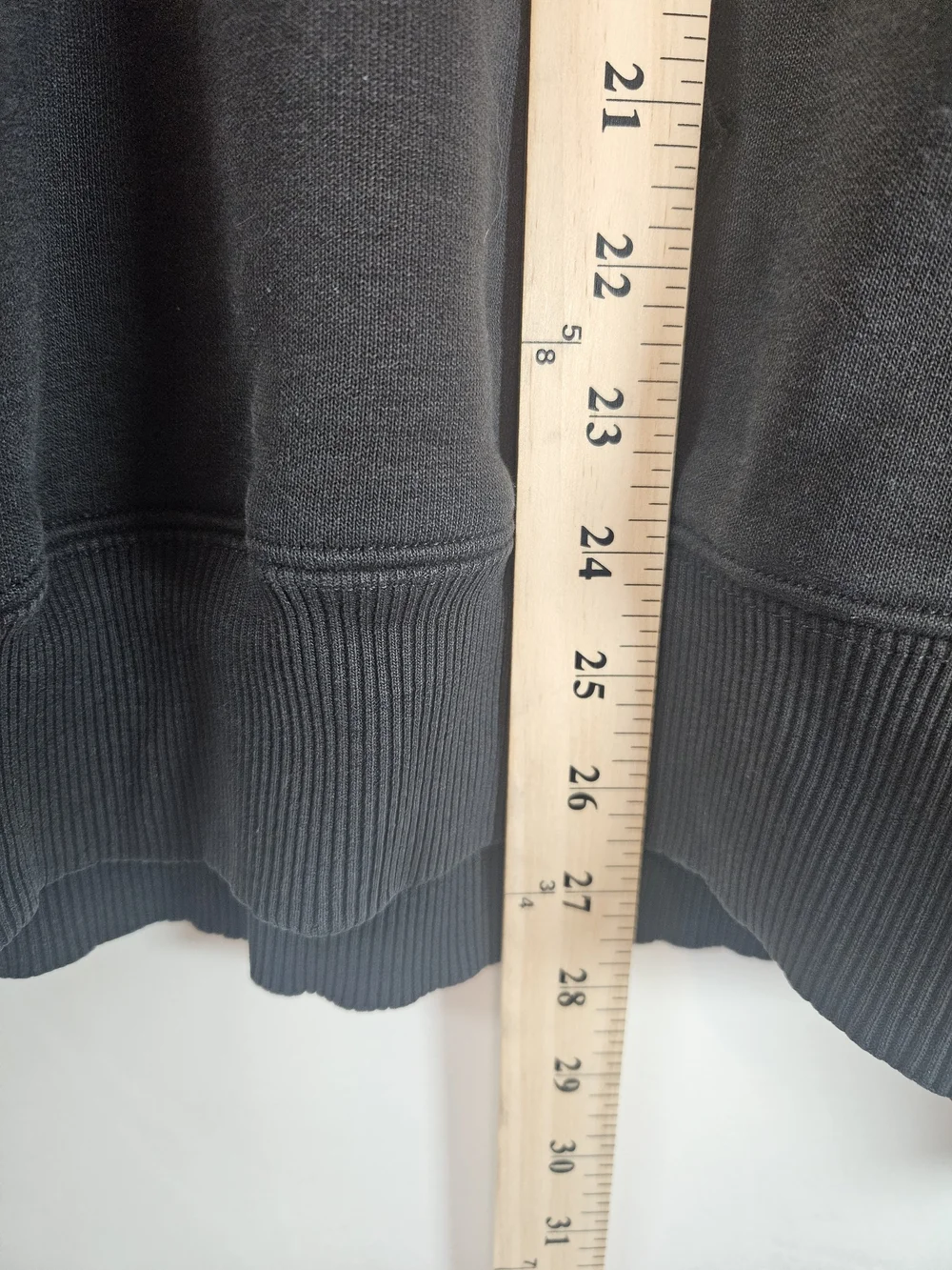 The North Face Men’s Black Crewneck Hoodie with White Logo